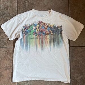 Universal White Avengers Graphic T-Shirt